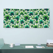 Lucky Shamrock St. Patrick’s Day Party Banner (Messe)