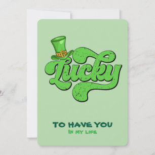 Lucky Shamrock St. Patrick's Day Party-Einladung Einladung