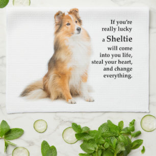 Lucky Sheltie Geschirrtuch