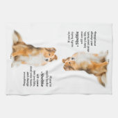 Lucky Sheltie Geschirrtuch (Horizontal)