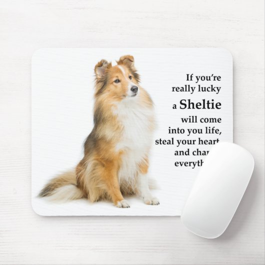 Lucky Sheltie Mousepad (Mit Mouse)
