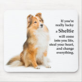 Lucky Sheltie Mousepad (Vorne)