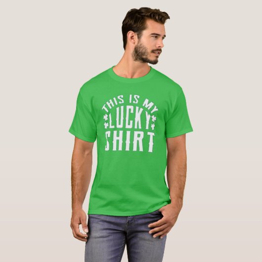 Lucky Shirt Funny St. Patrick's Day Irish Green (Vorne ganz)