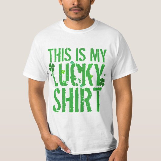 Lucky Shirt Lucky Kleeblatts (Vorderseite)