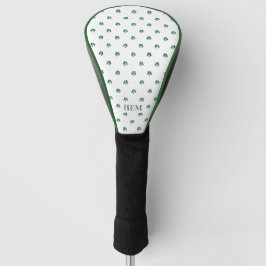 Lucky Shot Mit Monogramm Irish Four Leaf Clovers Golf Headcover