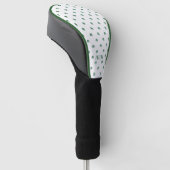 Lucky Shot Mit Monogramm Irish Four Leaf Clovers Golf Headcover (angewinkelt)