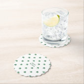 Lucky Shot Painterly Clover Saint Patrick's Day Untersetzer (Vor Ort)