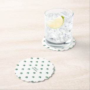 Lucky Shot Painterly Clover Saint Patrick's Day Untersetzer