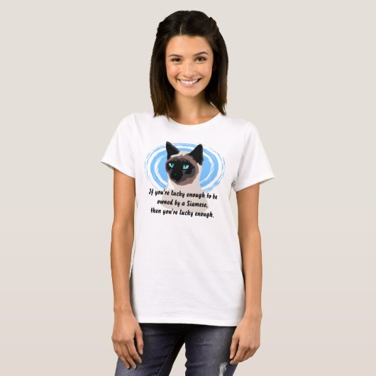 Lucky Siamese Owner T - Shirts (Vorne ganz)