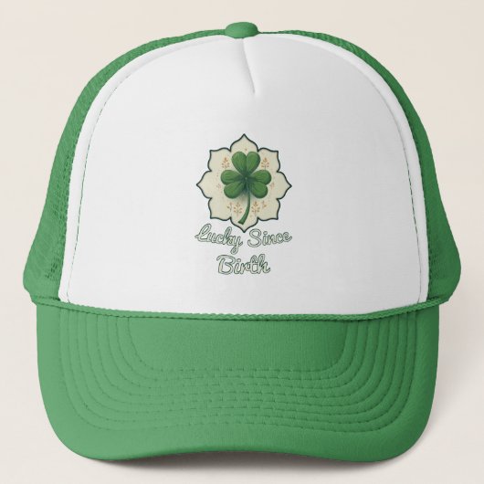 Lucky Since Forever St Patrick’s Day - boné Truckerkappe (Vorderseite)