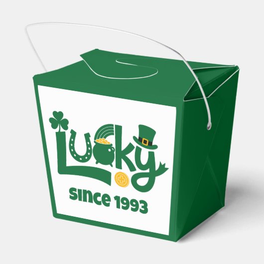 Lucky since Year Geschenkschachtel (Rückseite)