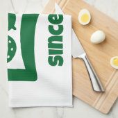 Lucky since Year Geschirrtuch (Viertel Falte)