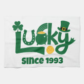 Lucky since Year Geschirrtuch (Horizontal)