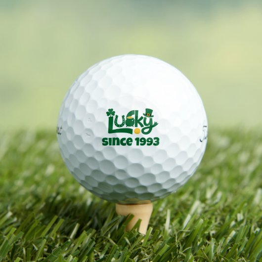 Lucky since Year Golfball (Insitu T-Shirt)
