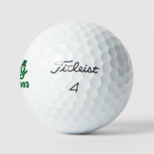 Lucky since Year Golfball (Logo)