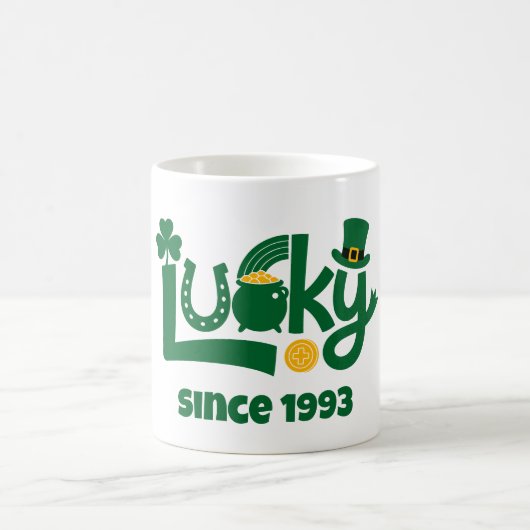 Lucky since Year Kaffeetasse (Mittel)