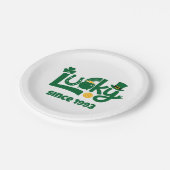 Lucky since Year Pappteller (Schrägansicht)