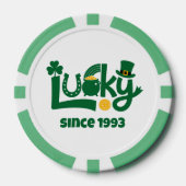 Lucky since Year Pokerchips (Vorderseite)