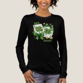 Lucky Six Seven Playing Cards, St Patricks Day Tri-Blend Shirt (Vorderseite)