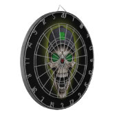 Lucky Skull Horror Dartscheibe (Vorderseite Links)