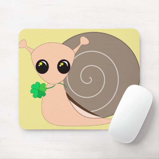 Lucky Snail Mousepad (Mit Mouse)