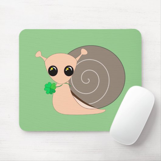 Lucky Snail - Mousepad (Mit Mouse)