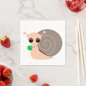 Lucky Snail Napkins Serviette (Beispiel)