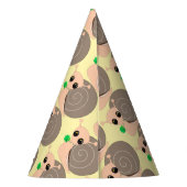 Lucky Snail Paper Party Hat - Anpassbar Partyhütchen (Rückseite)
