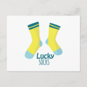Lucky Socks Postkarte (Vorderseite)