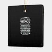 Lucky Son durch eine Phantastische Mama Geschenk f Keramikornament (Links)