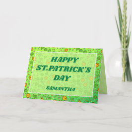 Lucky Sprinkles St. Patrick’s Day Card Karte