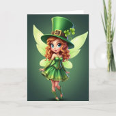 Lucky Sprite Festive Card Karte (Vorderseite)