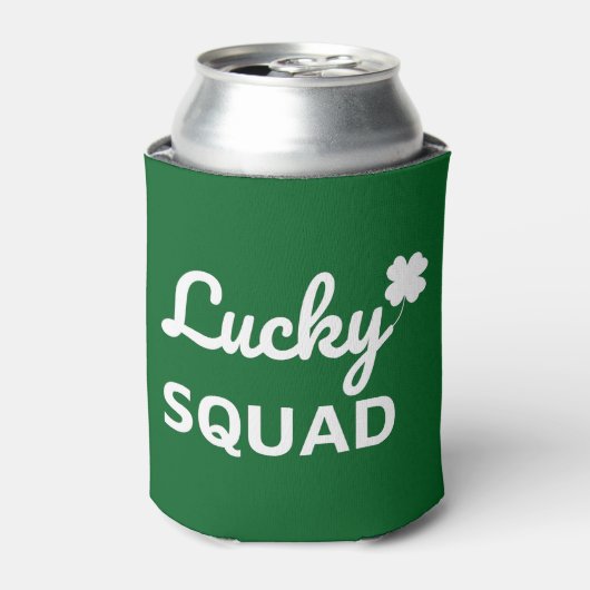 Lucky Squad St. Patrick's Day Dosenkühler (Kanne Vorderseite)