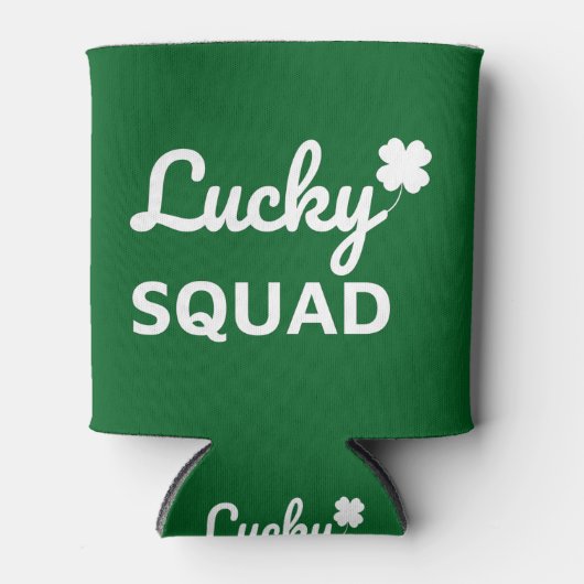 Lucky Squad St. Patrick's Day Dosenkühler (Vorderseite)