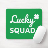 Lucky Squad St. Patrick's Day Mousepad (Mit Mouse)