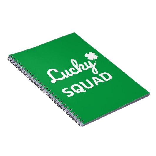 Lucky Squad St. Patrick's Day Notizblock (Rechte Seite)