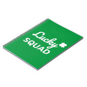 Lucky Squad St. Patrick's Day Notizblock (Linke Seite)