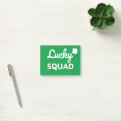 Lucky Squad St. Patrick's Day Post-it Klebezettel (Büro)