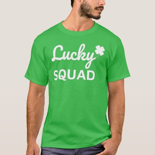 Lucky Squad St. Patrick's Day T-Shirt (Vorderseite)