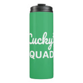 Lucky Squad St. Patrick's Day Thermosbecher (Vorderseite)