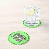 Lucky St. Patrick’s Day Kittens-47474 Untersetzer (Vor Ort)