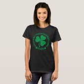 Lucky St Patrick s Day Luckiest Paraprofessional E T-Shirt (Vorne ganz)
