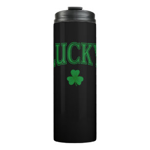 Lucky St Patrick's Day Clover Kleeblatt Lucky T-Sh Thermosbecher