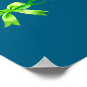 Lucky, St.patricks Day Coquette,shamrock Funny  Poster (Ecke)