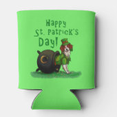 Lucky St. Patrick's Day Dog Dosenkühler (Rückseite)