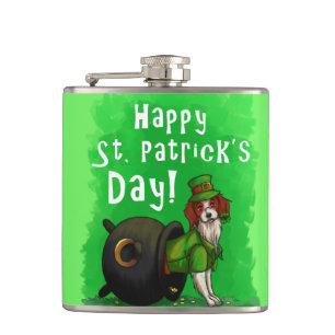 Lucky St. Patrick's Day Dog Flachmann