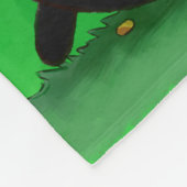 Lucky St. Patrick's Day Dog Fleecedecke (Ecke)
