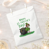 Lucky St. Patrick's Day Dog Geschenktütchen (Ausgeschnitten)