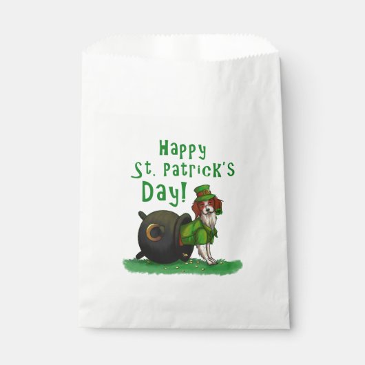 Lucky St. Patrick's Day Dog Geschenktütchen (Vorderseite)