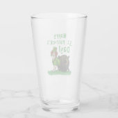 Lucky St. Patrick's Day Dog Glas (Rückseite)